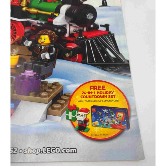 Lego Kids Holiday Creator Catalog Magazine Like New Features Trains - Picture 4 of 9